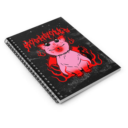 Devil Kitty Notebook - Black