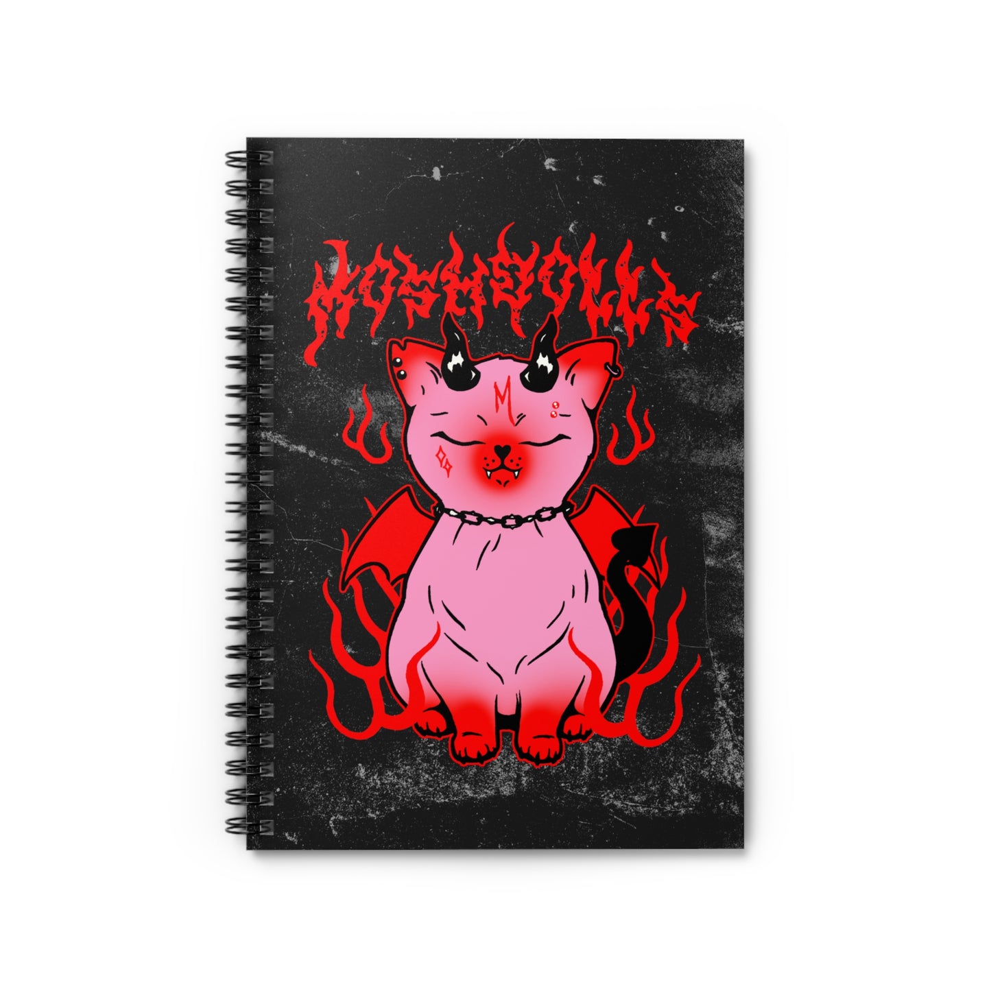 Devil Kitty Notebook - Black