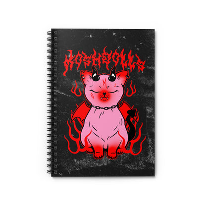 Devil Kitty Notebook - Black