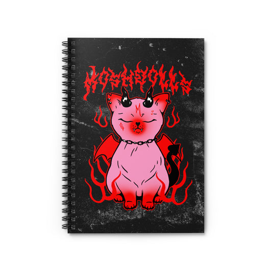 Devil Kitty Notebook - Black