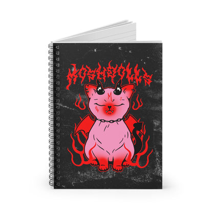 Devil Kitty Notebook - Black