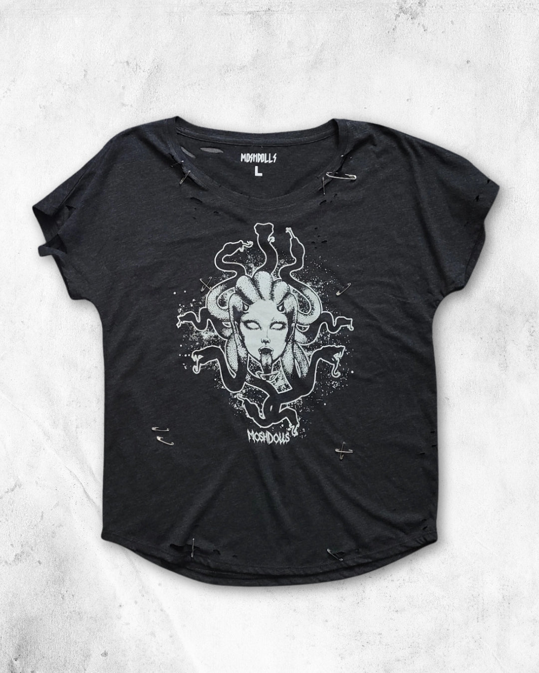 L Medusa Slouch Tee - *ONE OFF*
