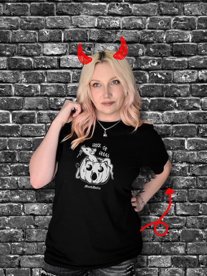 Trick or Treat Ratty Tee