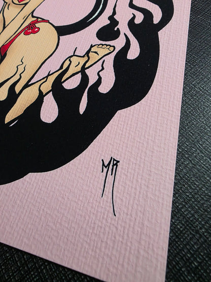 8x10 Hell Babe Print
