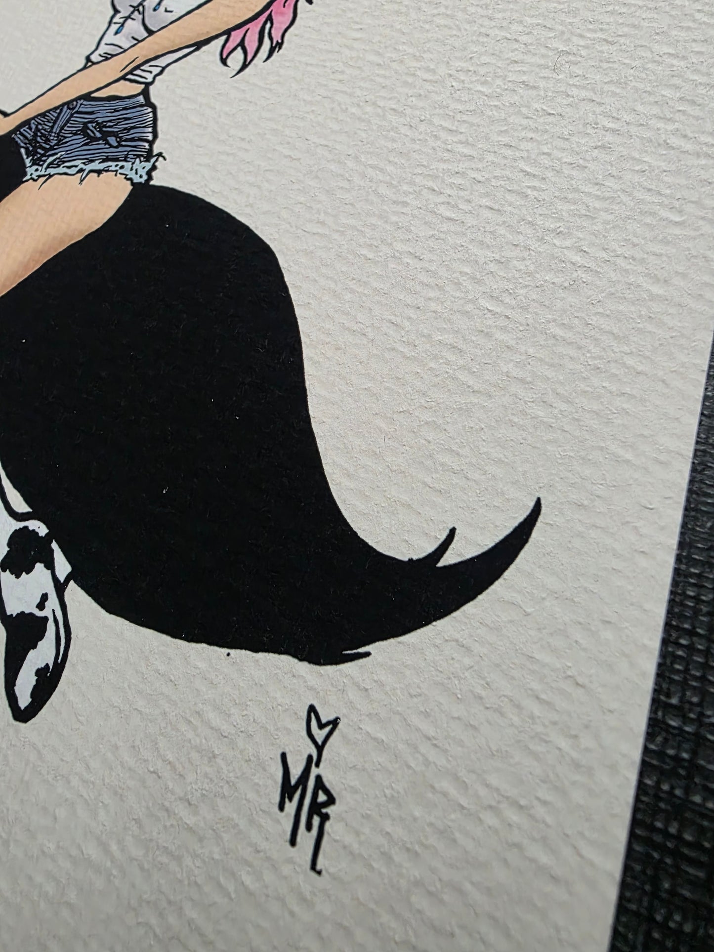 8x10 Mustache Rider Print