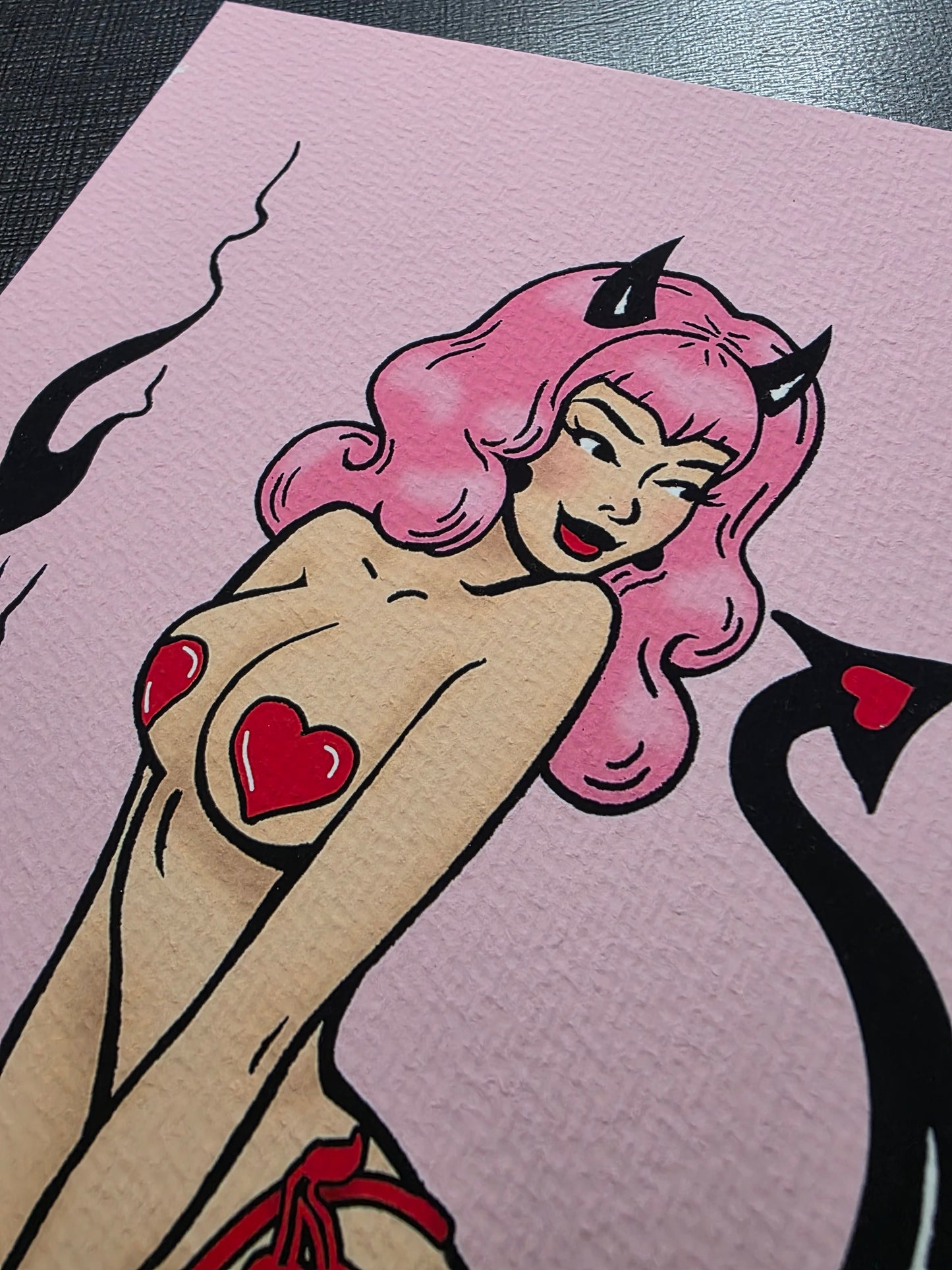 8x10 Hell Babe Print