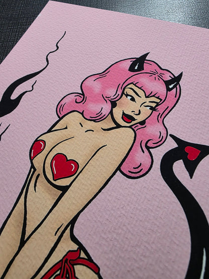 8x10 Hell Babe Print