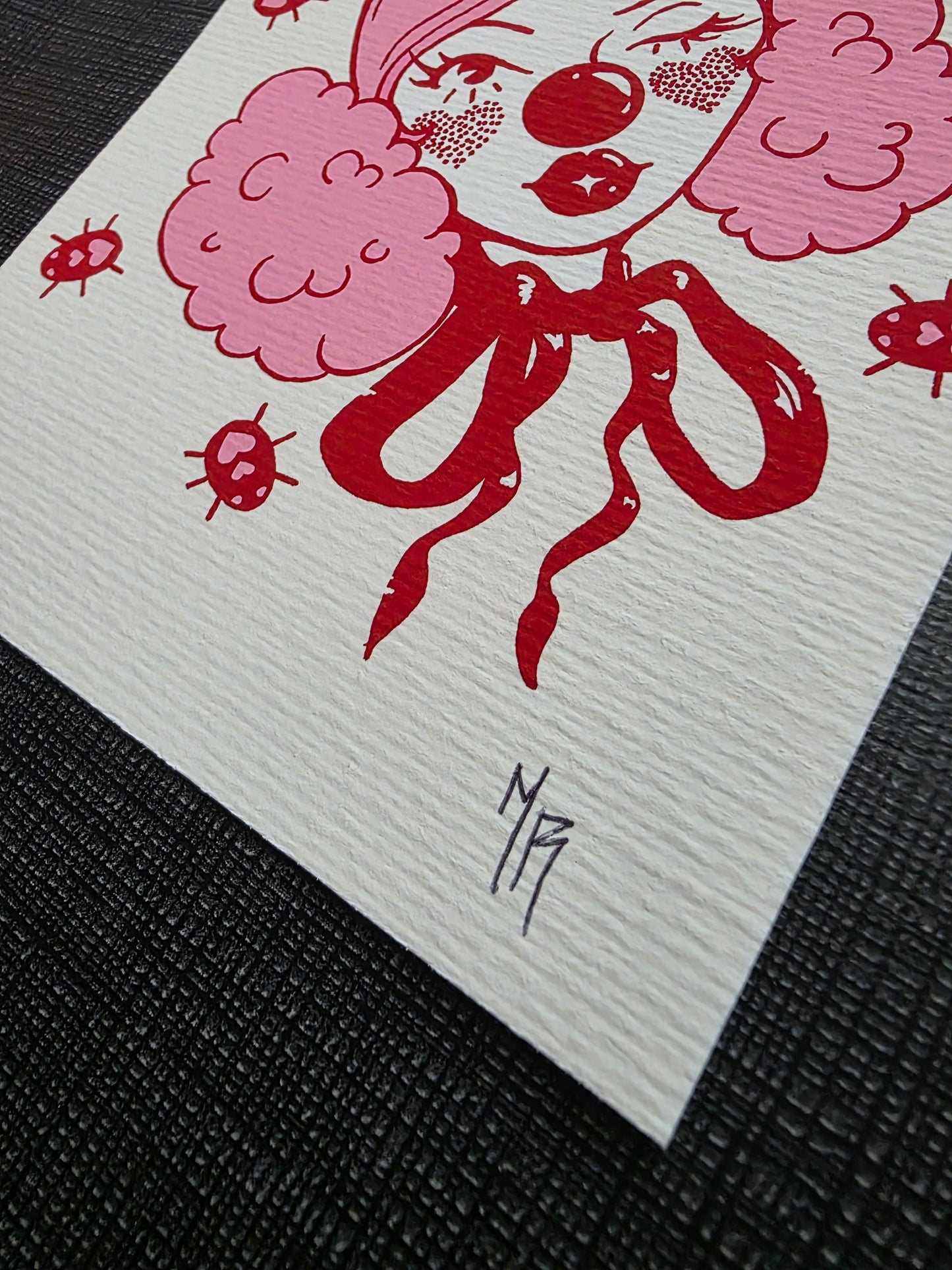 5x7 Clown Girl Print