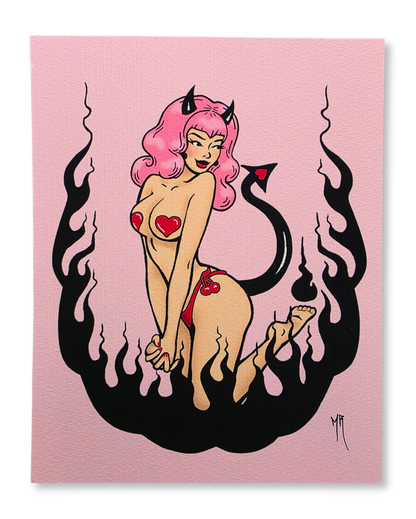 8x10 Hell Babe Print