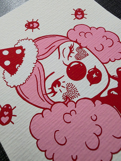 5x7 Clown Girl Print