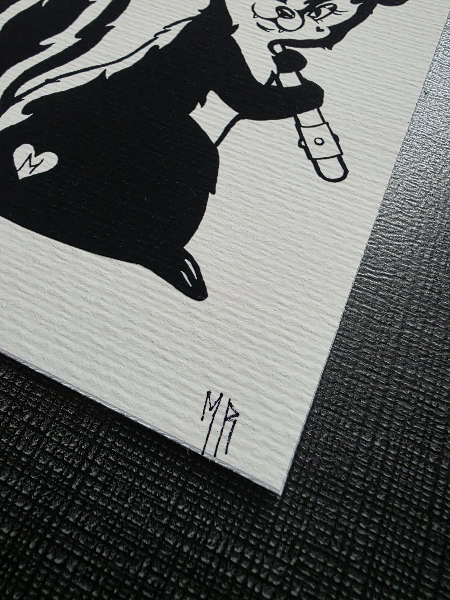 5x7 Skunk Print