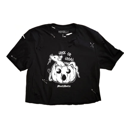 Trick or Treat Ratty Tee